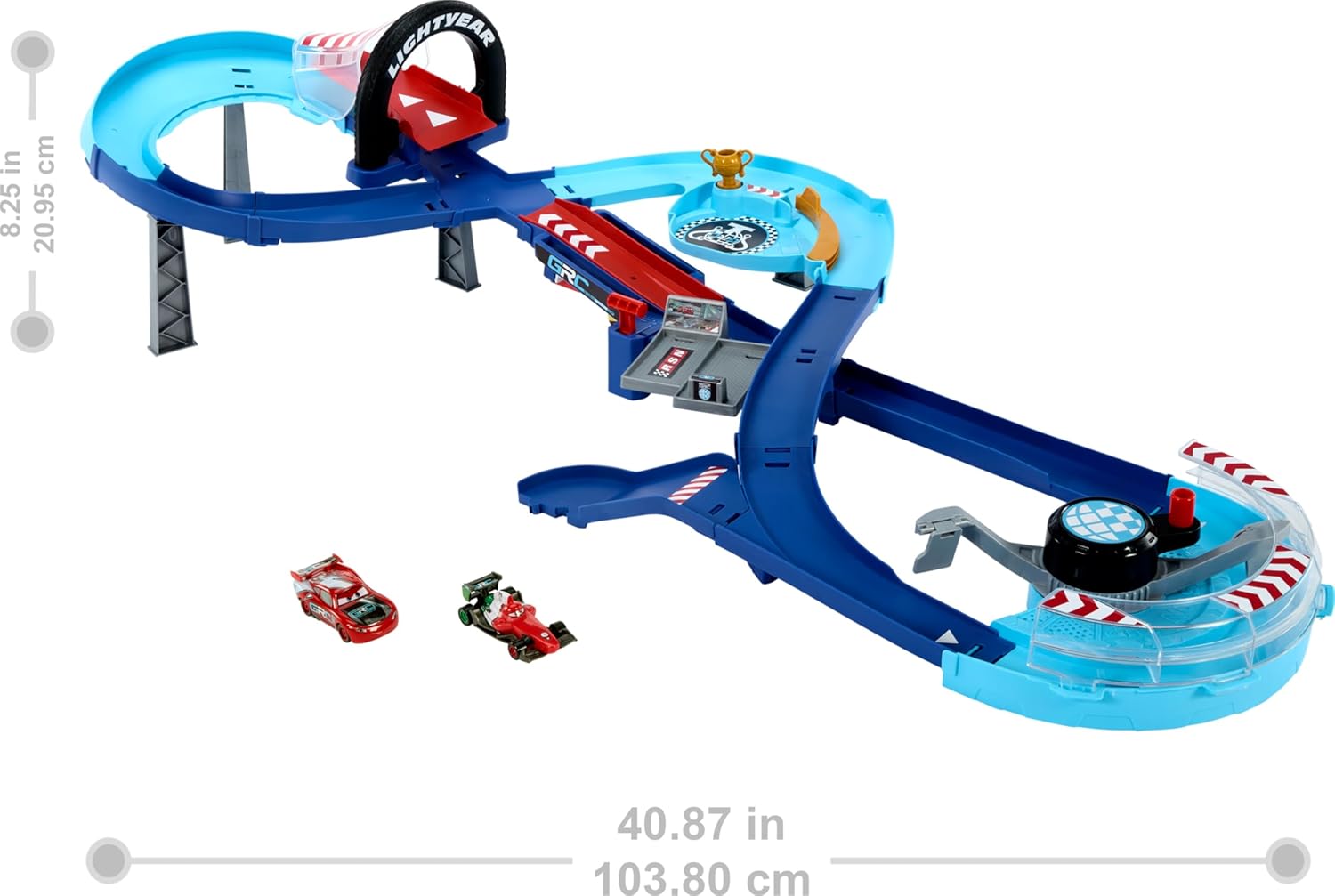 Mattel Disney and Pixar Cars Juego con 2 autos de juguete