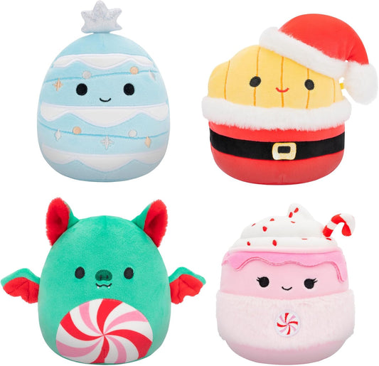 Squishmallows Paquete de 4 originales de 5 pulgadas