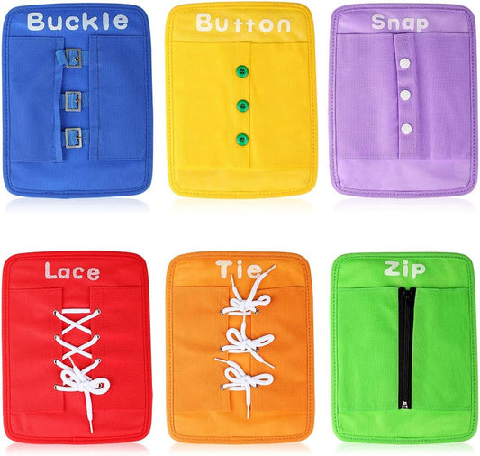 Aprende a atar tus zapatos, tabla sensorial Montessori