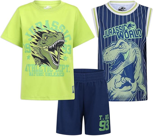 Jurassic Park Camiseta de manga corta, camiseta sin mangas, y pantalones cortos