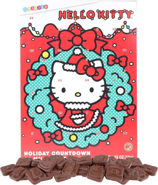 Calendario de Adviento con chocolates