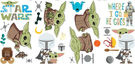 Star Wars- Calcomanías de pared para despegar y pegar