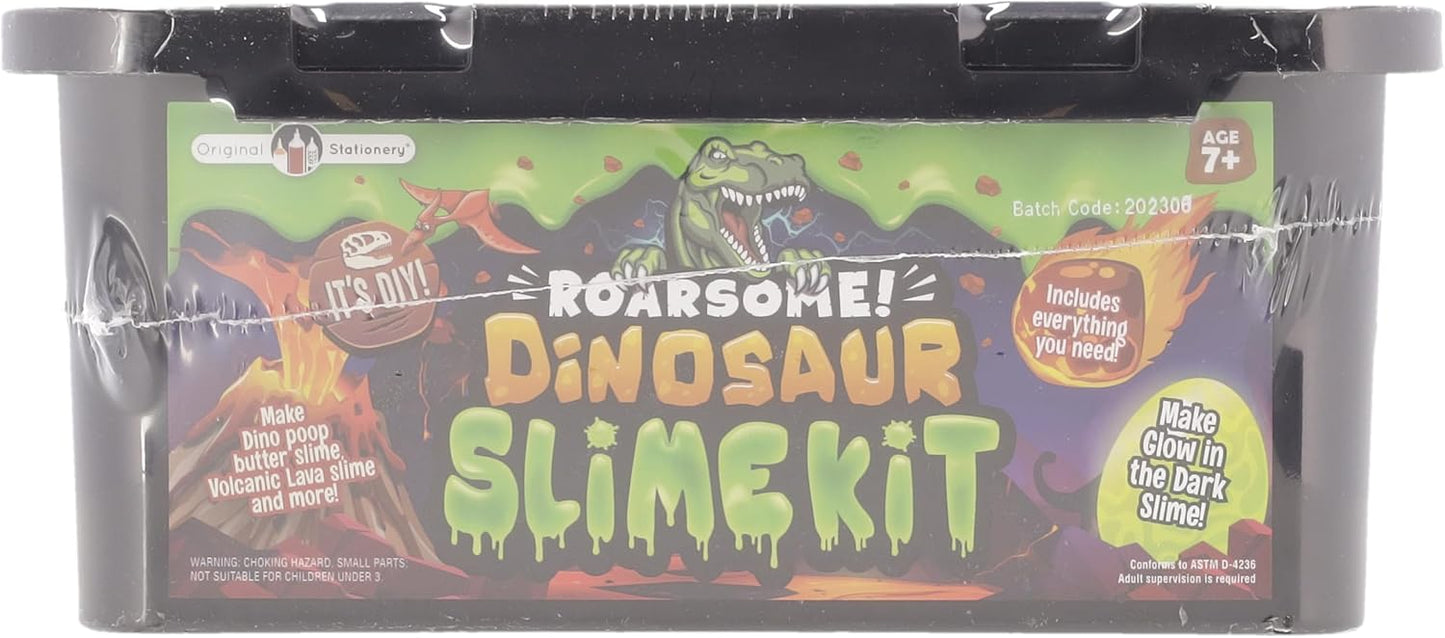 Kit de slime de dinosaurio