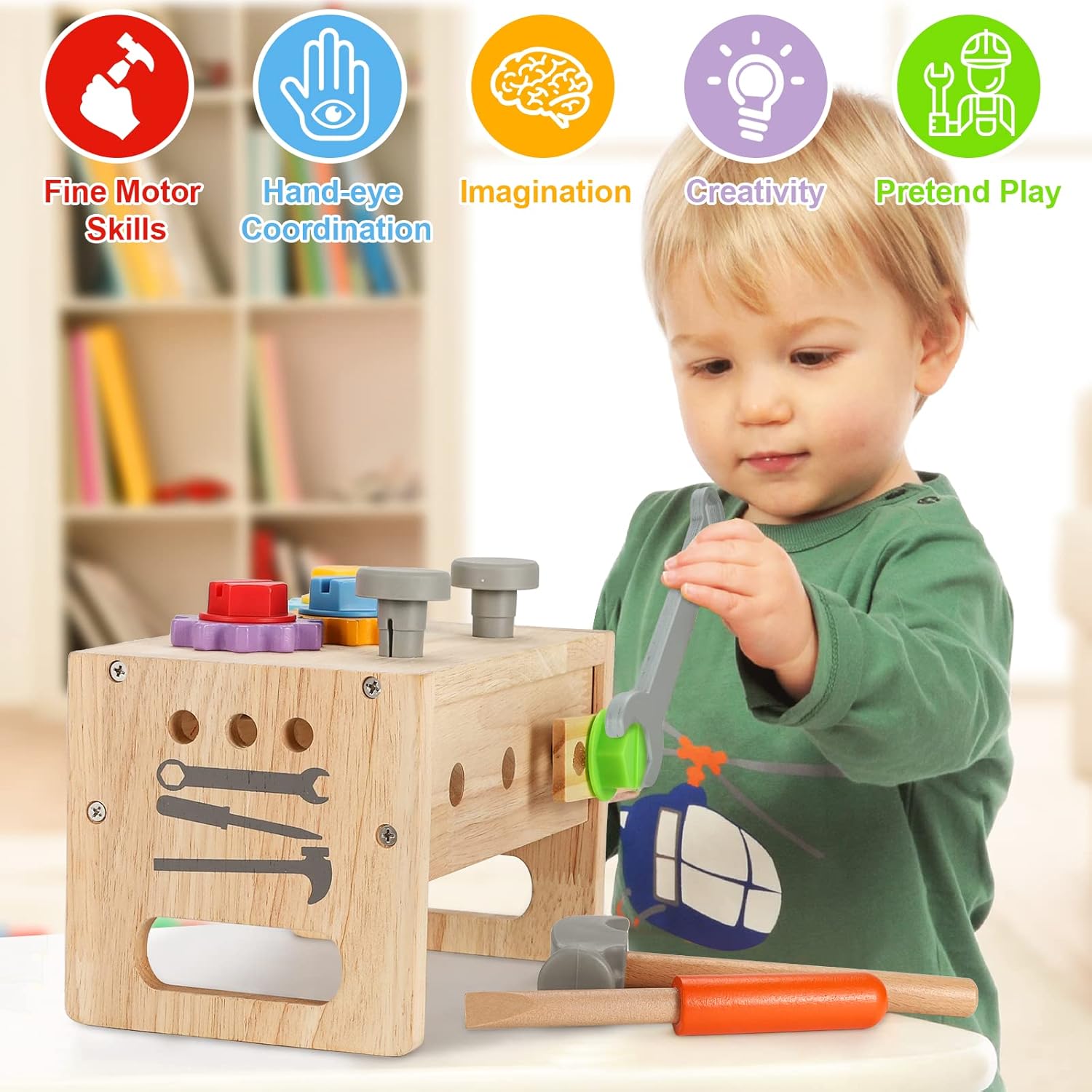 Juego de herramientas Montessori 