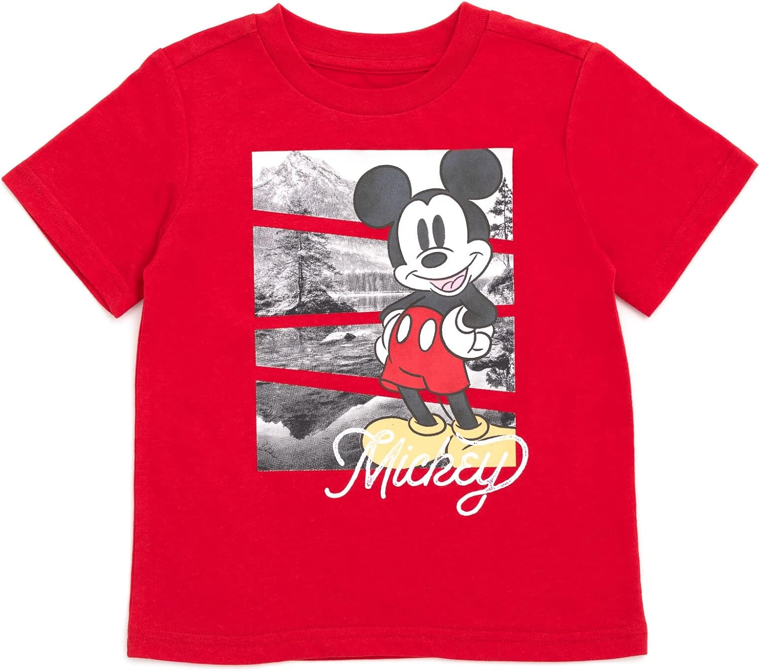 Disney Conjunto de camiseta y pantalones cortos de Mickey Mouse