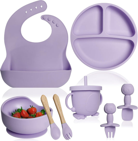 Set de alimentación de bebé de silicona