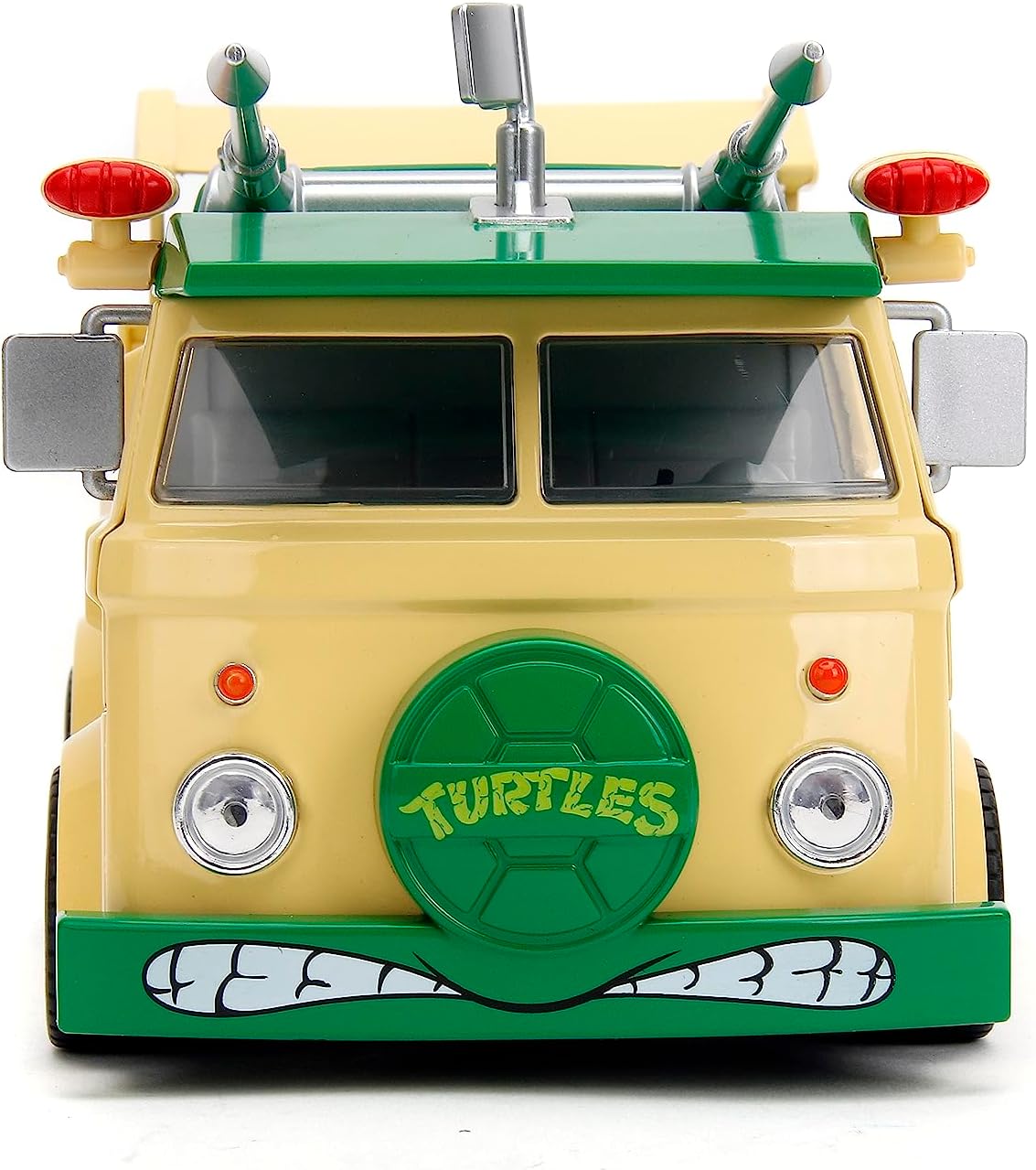 Teenage Mutant Ninja Turtles 1:24 Party Wagon - Coche fundido a presión y figura de Donatello