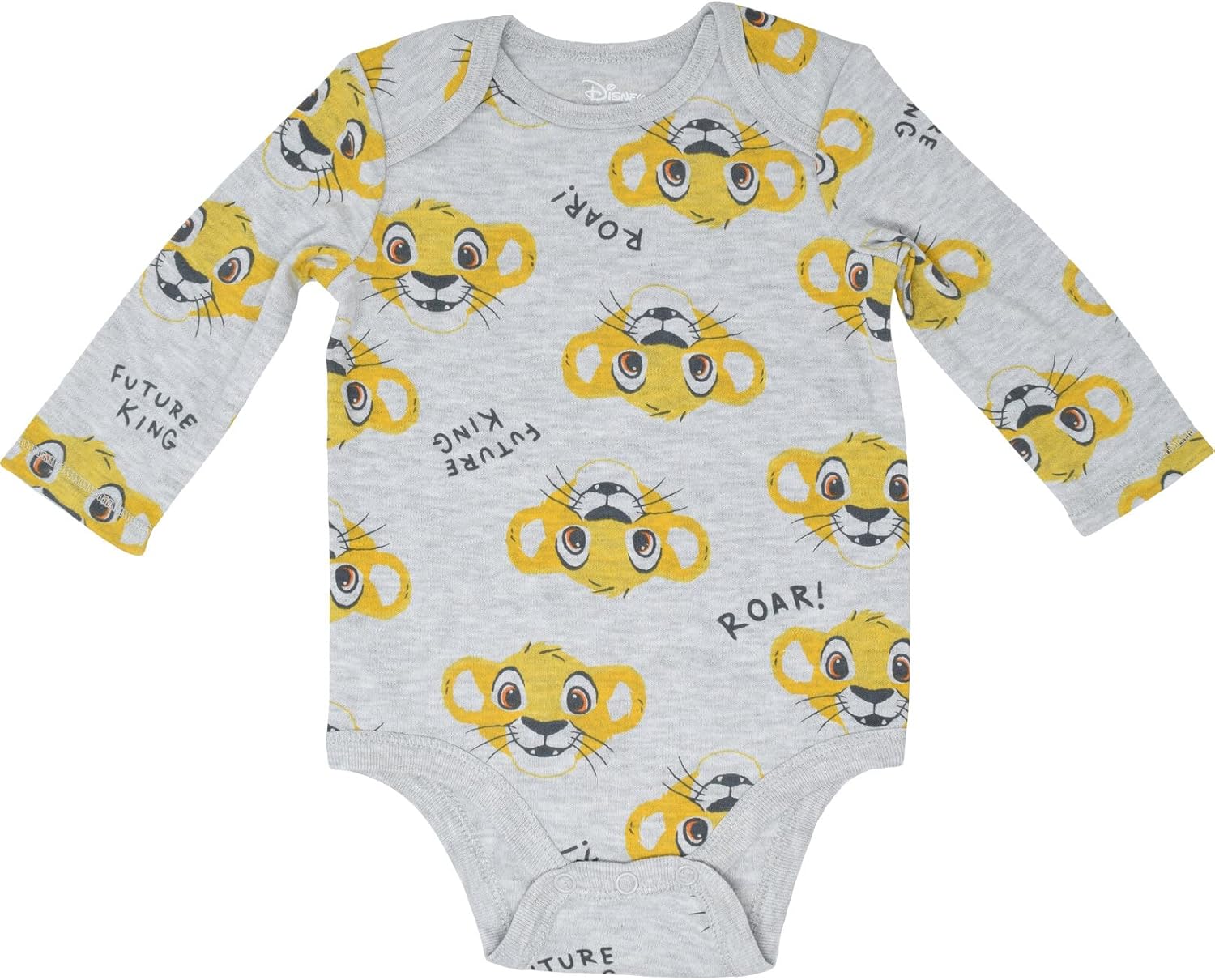 Lion King Winnie the Pooh Mickey Mouse Minnie Mouse Baby 3 Pack Bodysuits Newborn to Infant