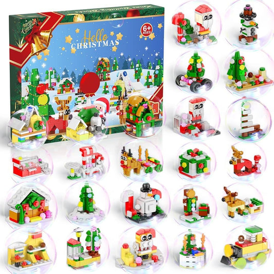 Juguetes de construcción temáticos de Navidad Legos