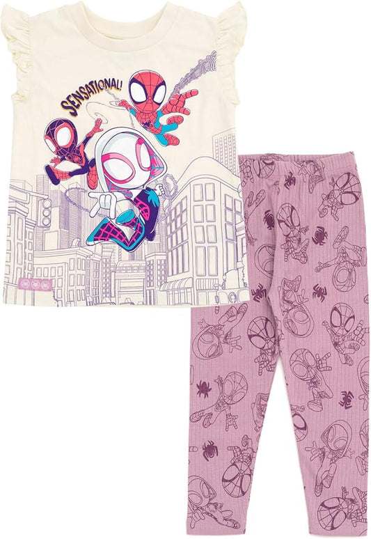 Conjunto de camiseta y leggings
