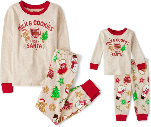 The Children's Place Navidad Pijama de 2 piezas