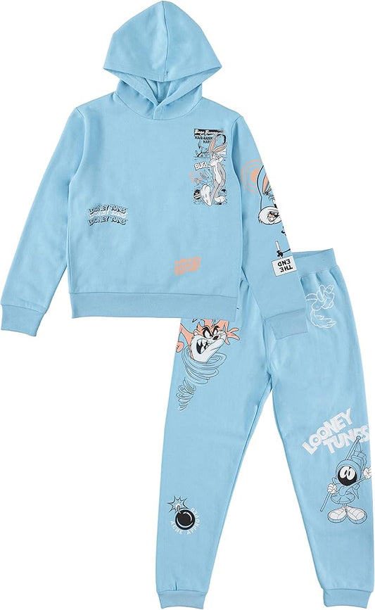 Looney Tunes Conjunto de 2 piezas con capucha y pantalones deportivos