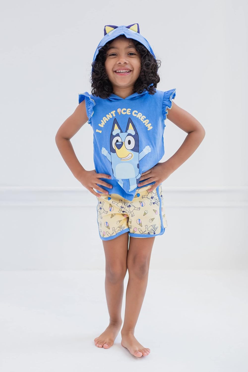 Bluey Bingo - Camiseta sin mangas para cosplay y pantalones cortos