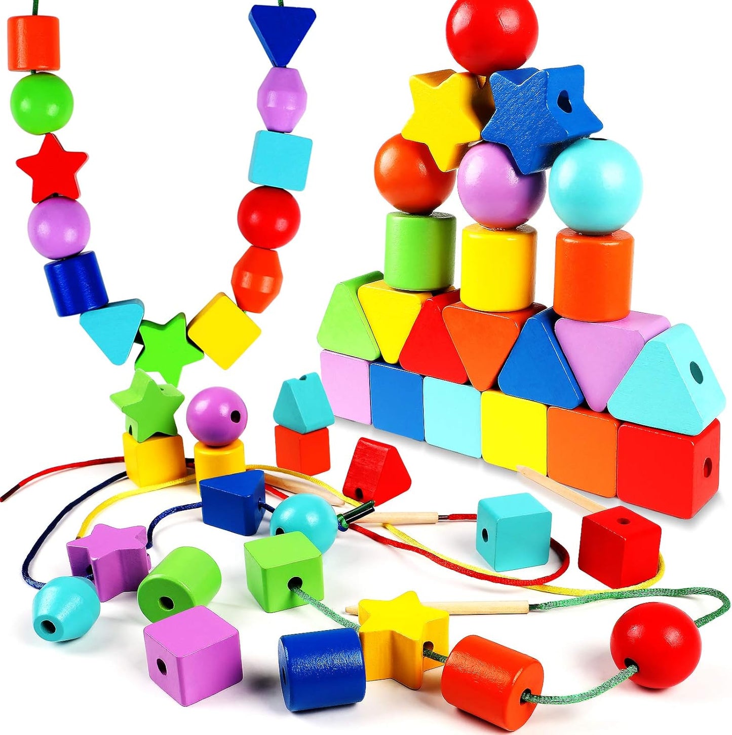 cuentas de cordones Montessori