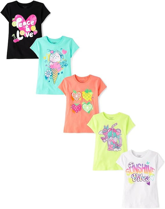 The Children's Place Camisetas gráficas de manga corta