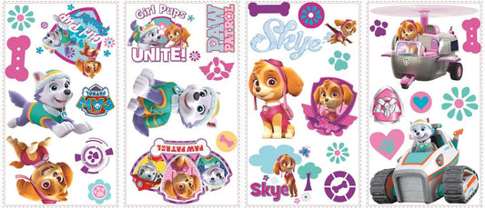 Paw Patrol  - Calcomanías de pared para despegar y pegar