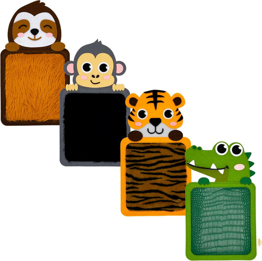 Sensory Jungle Buddies: paquete de 4 alfombrillas sensoriales