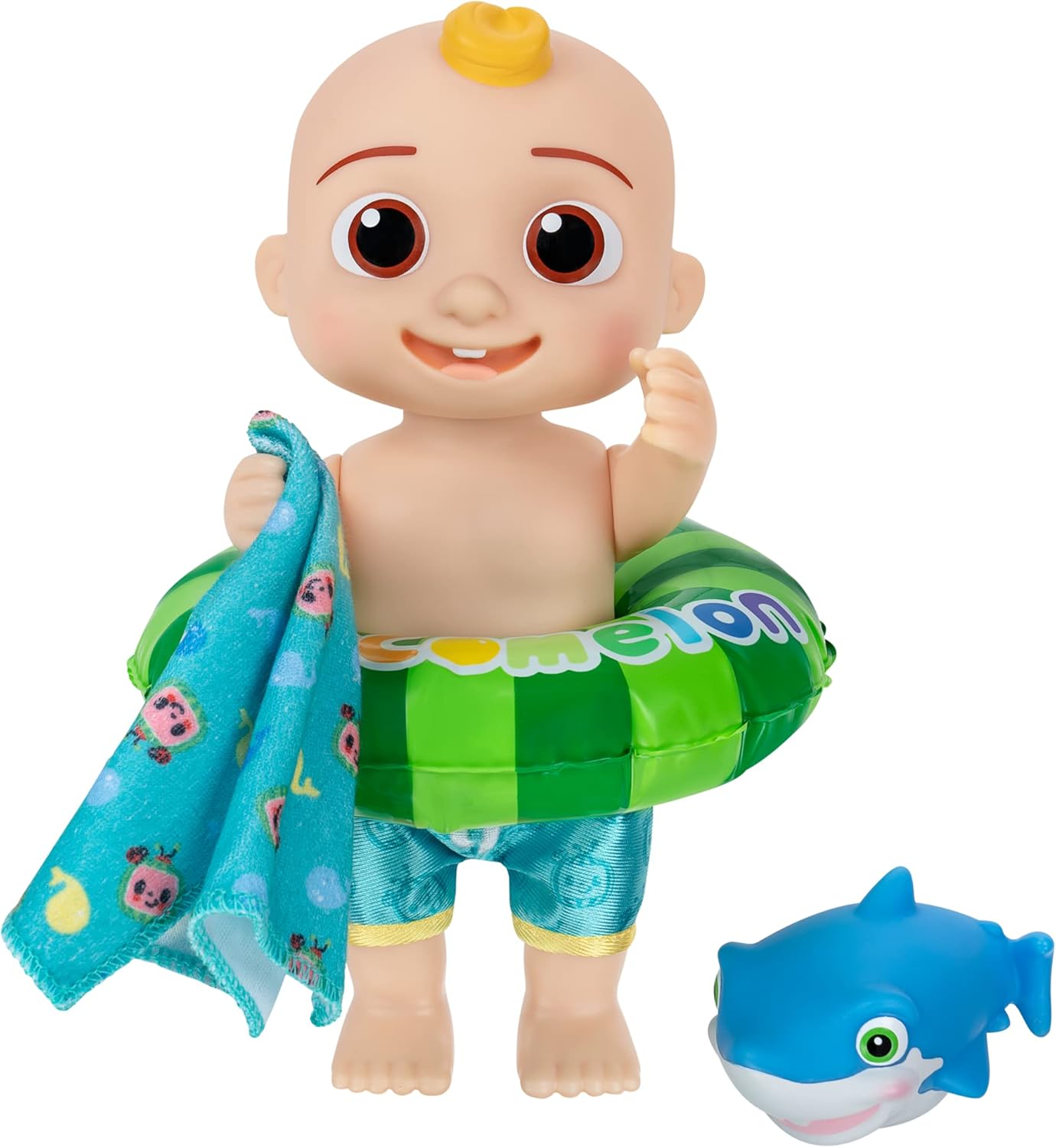 CoComelon - Muñeca Splish Splash JJ- con chorros