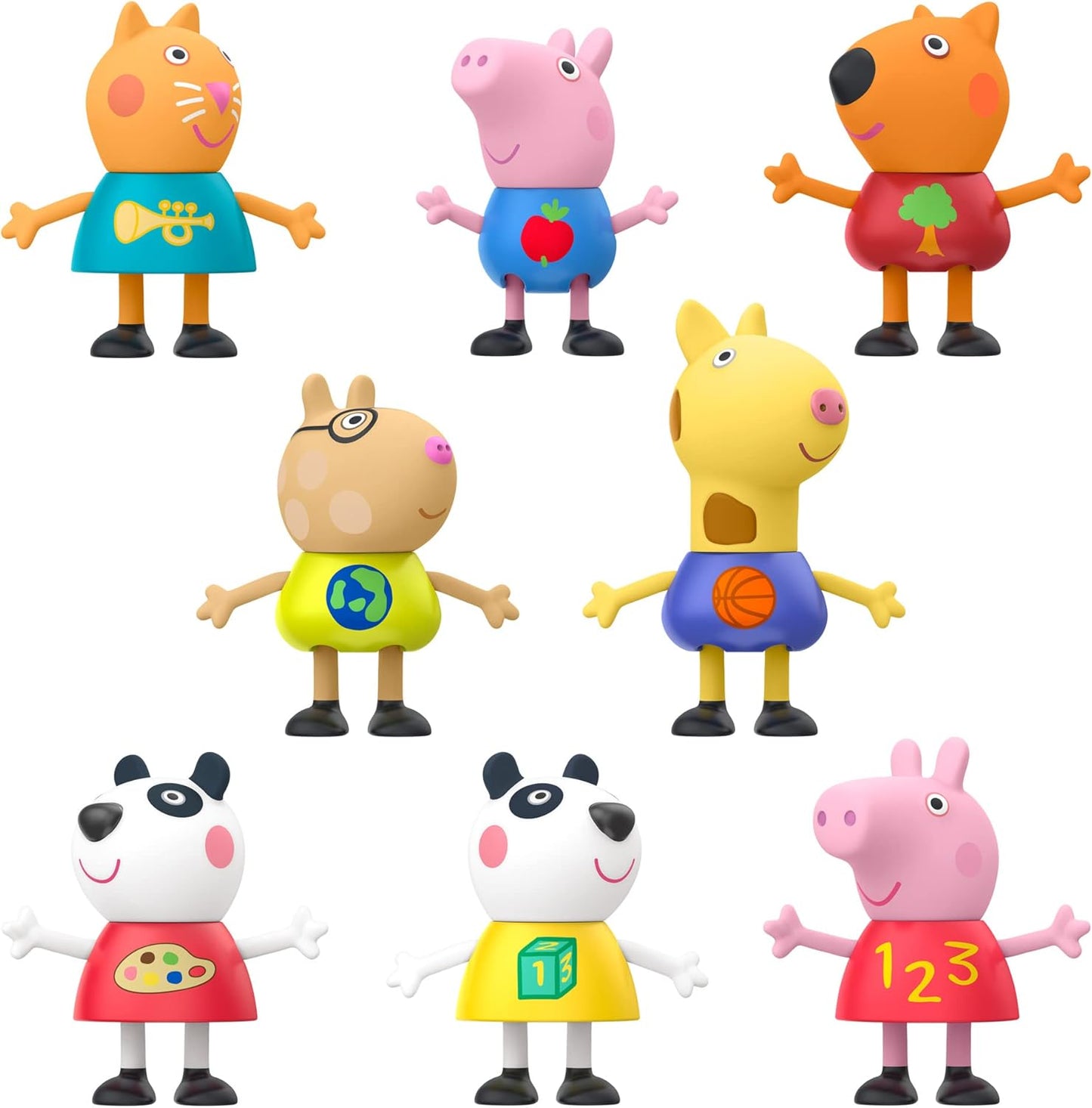 Peppa Pig Paquete de 8 figuras 