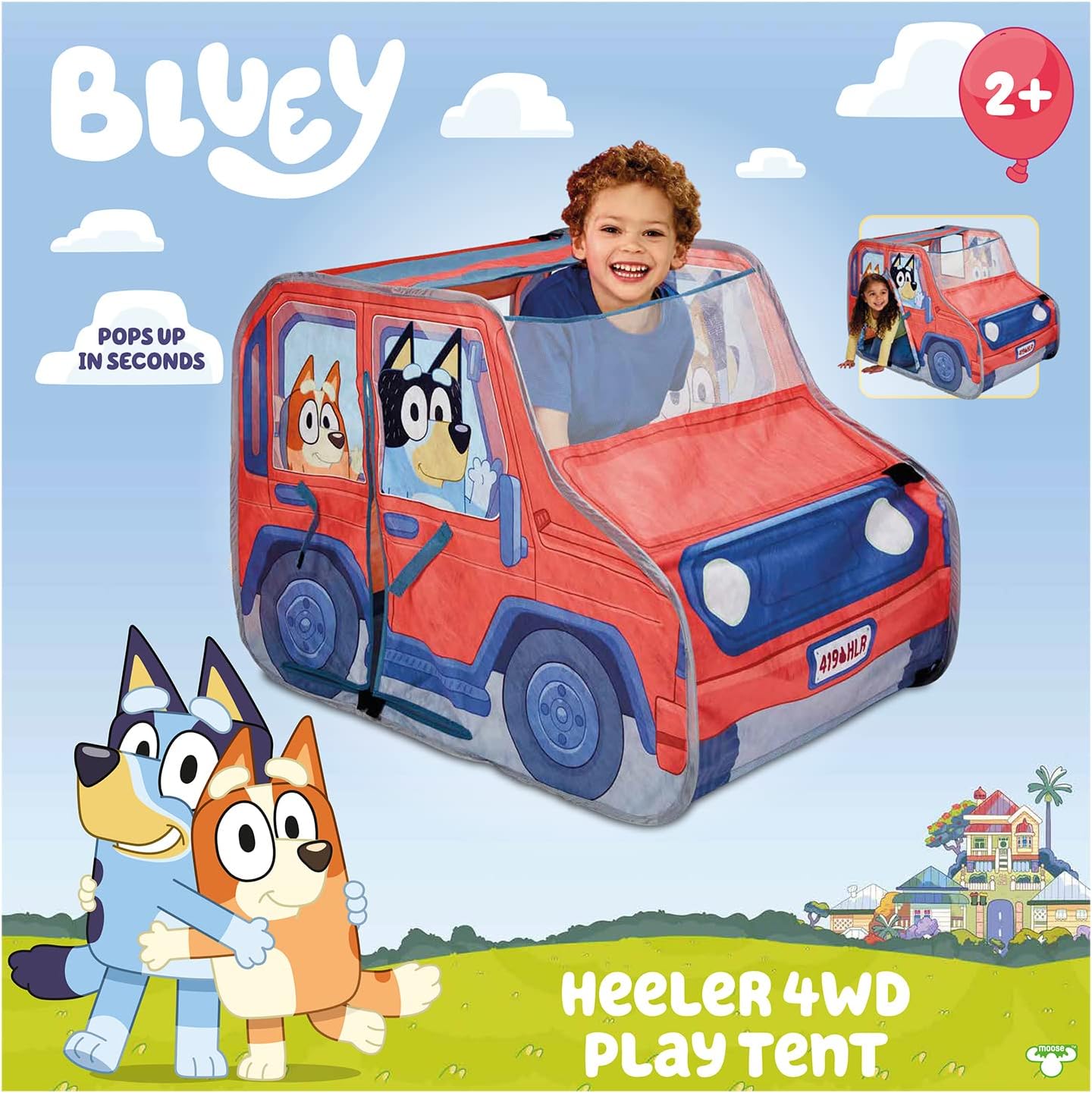 Tienda de campaña desplegable Bluey