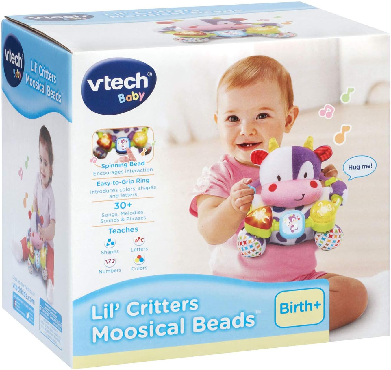 Peluche de cuentas musicales, Vaquita VTech Baby