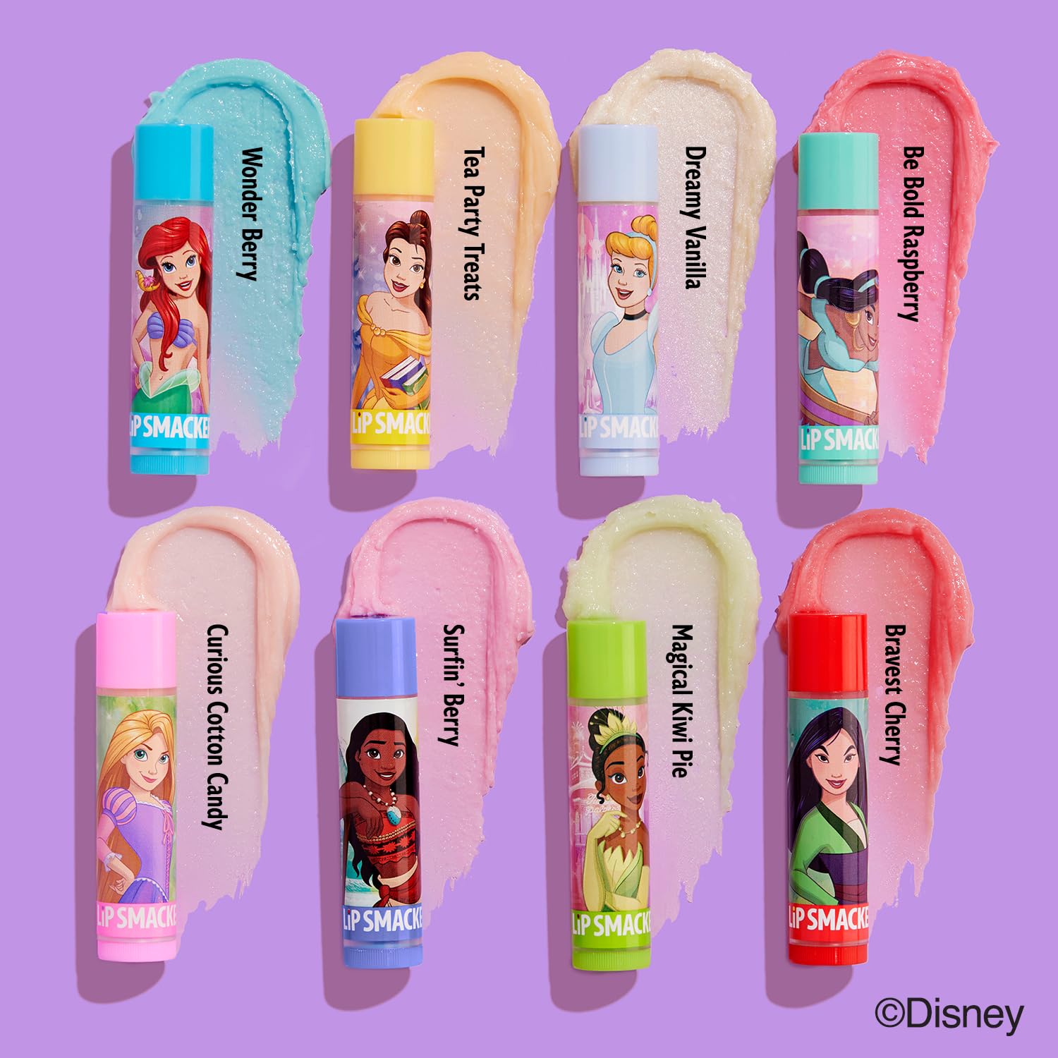 Bálsamo pack de princesas de Disney, 8 unidades