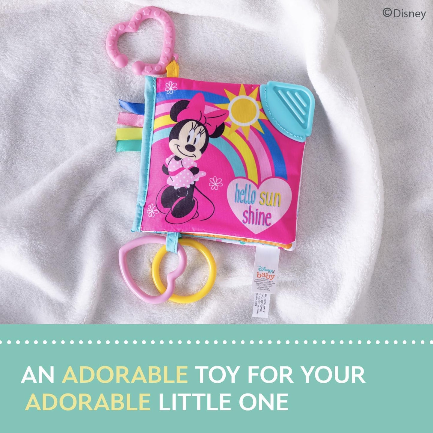 Disney Baby Minnie Mouse On The Go - Libro suave para bebés