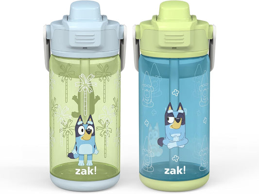 Zak Juego de 2 botellas de 16 onzas cada una, plástico duradero