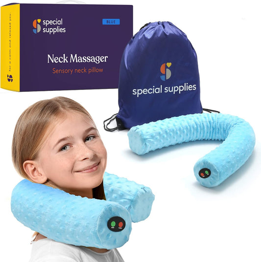 Almohada sensorial vibratoria para el cuello