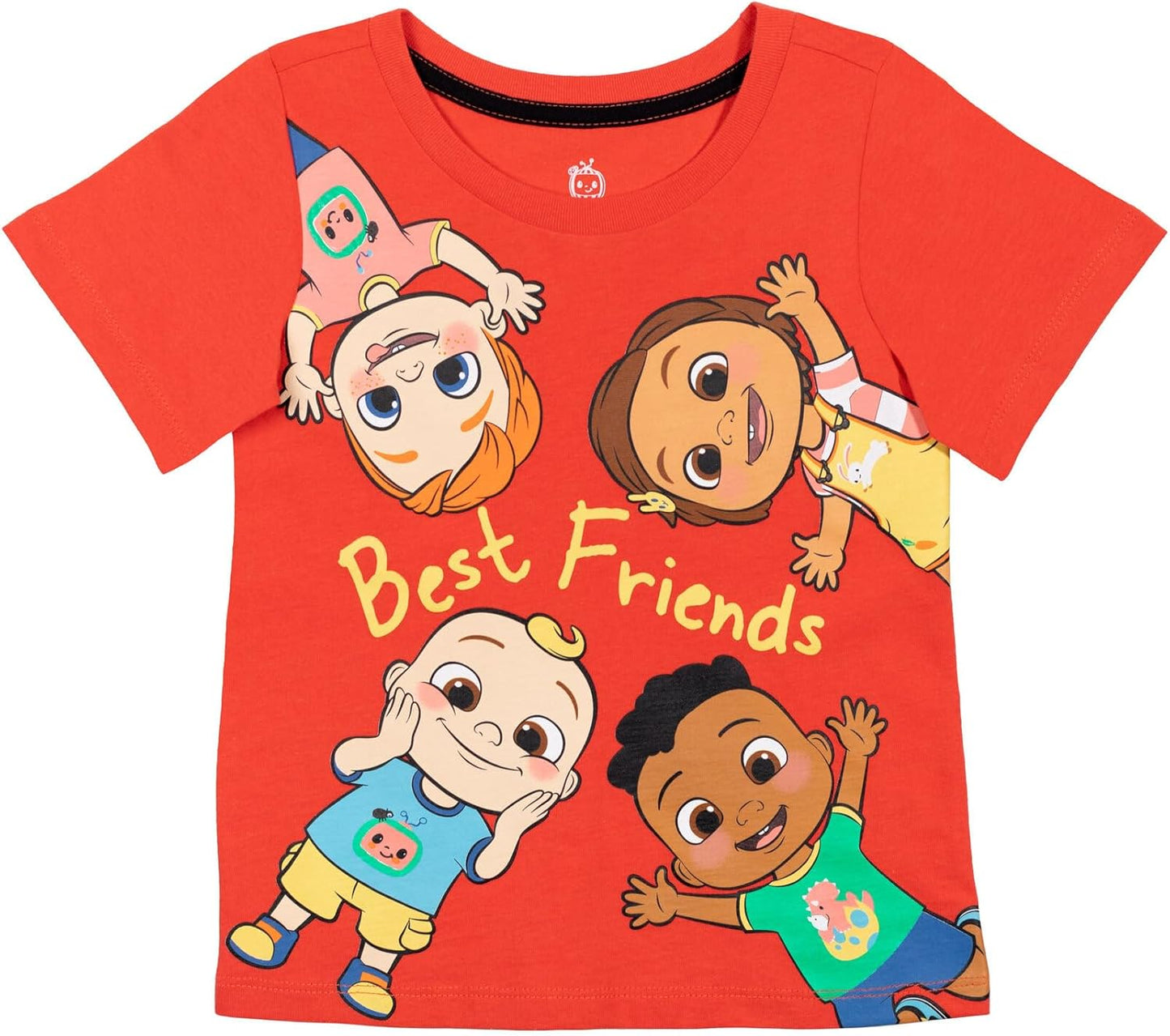 Ropa CoComelon Nico Nina Cody - Paquete de 2 camisetas 