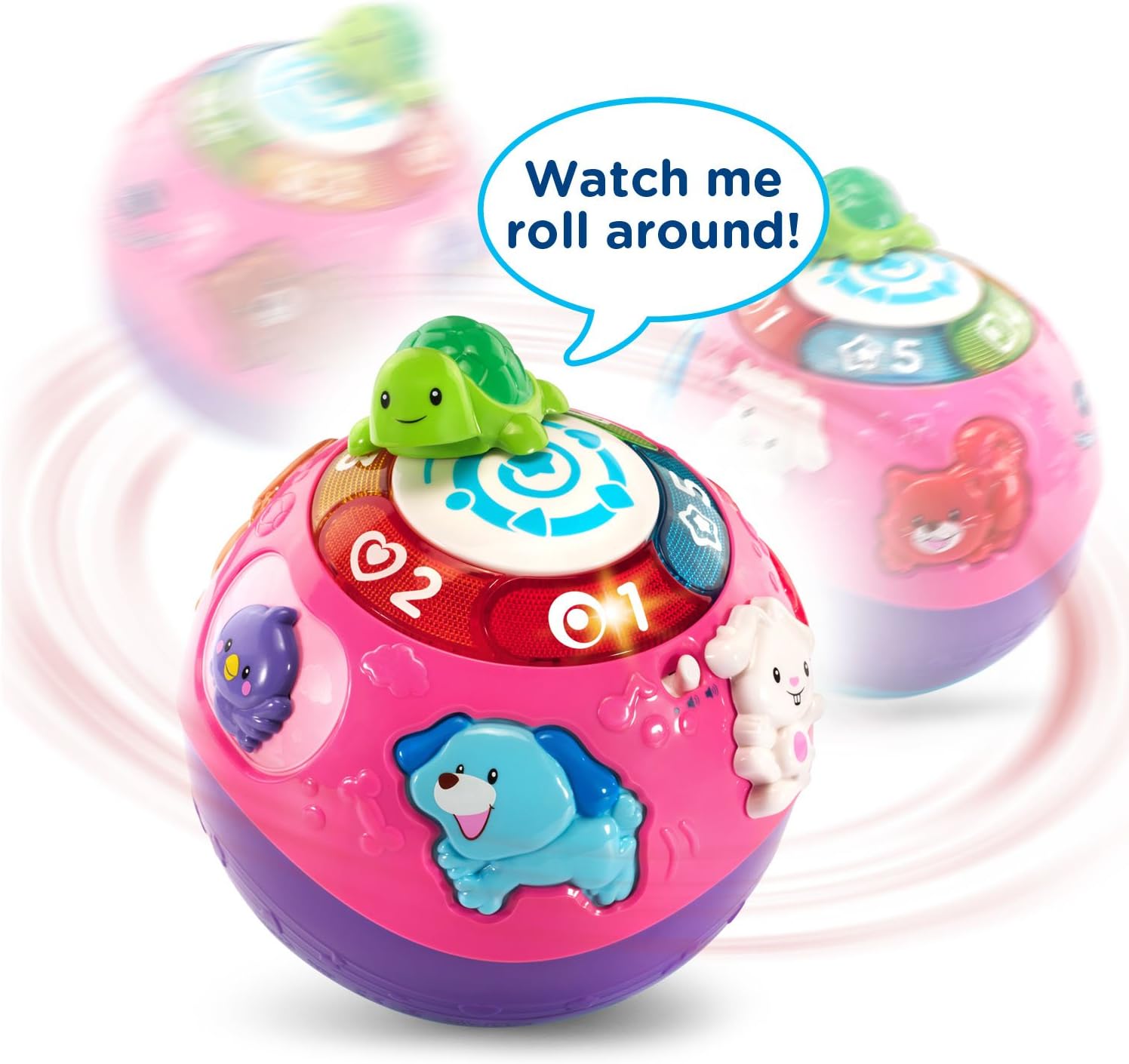 VTech Wiggle & Crawl Ball, morado