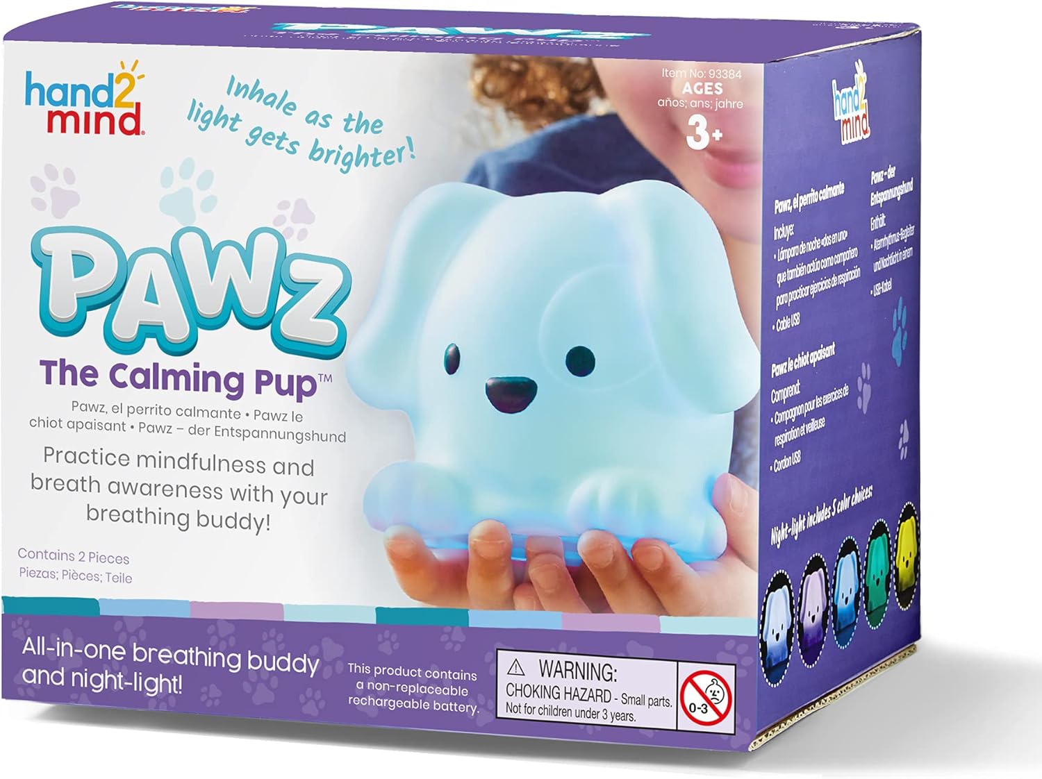 hand2mind PAWZ - El cachorro calmante, aprende la respiración profunda