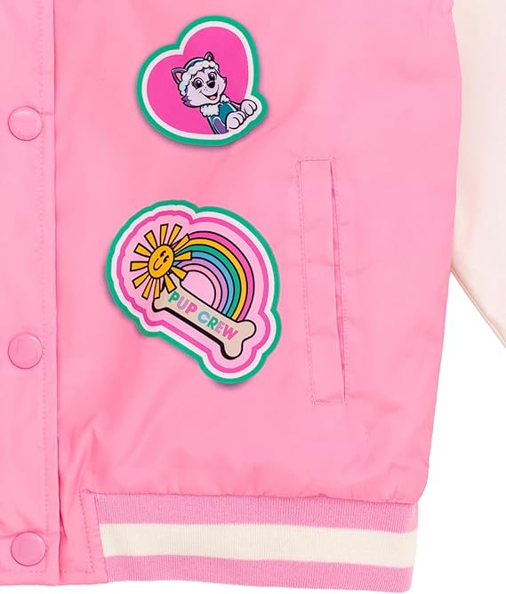 Paw Patrol Chaqueta universitaria bomber para niñas