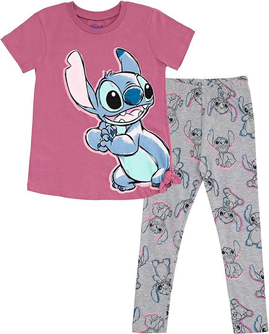 Disney Stitch Conjunto de camiseta y leggings
