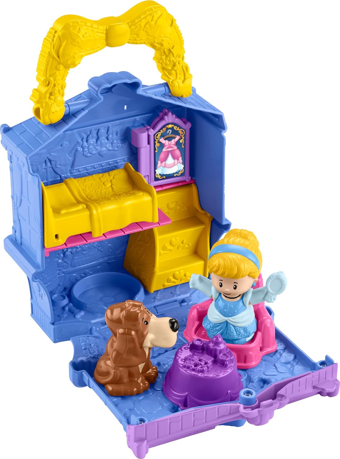 Fisher-Price Little People - Juego de princesa de Disney, Cenicienta