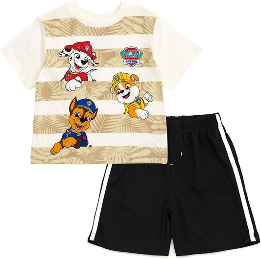 Paw Patrol Conjunto de camiseta y pantalones cortos