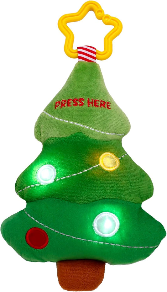 Juguete musical de peluche iluminado de 8 pulgadas