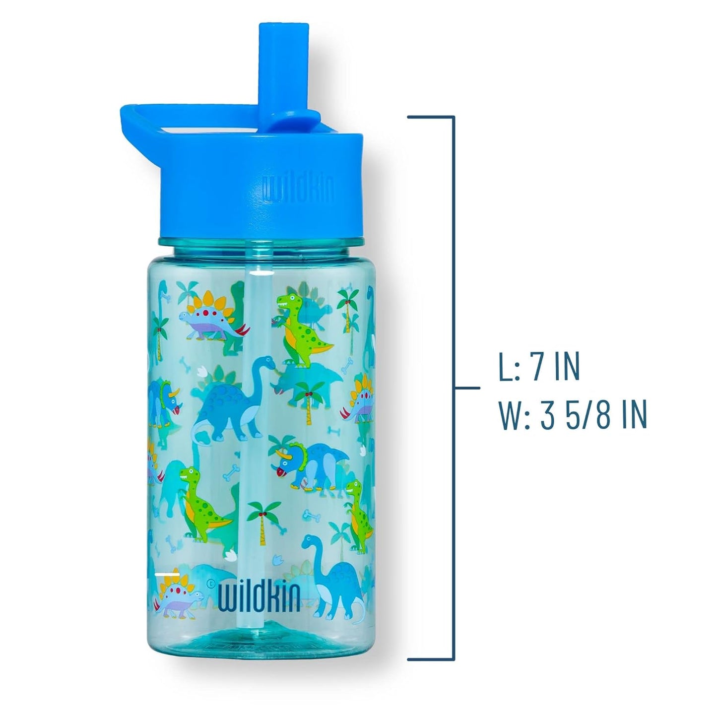 Wildkin Botella de agua de plástico Tritan reutilizable