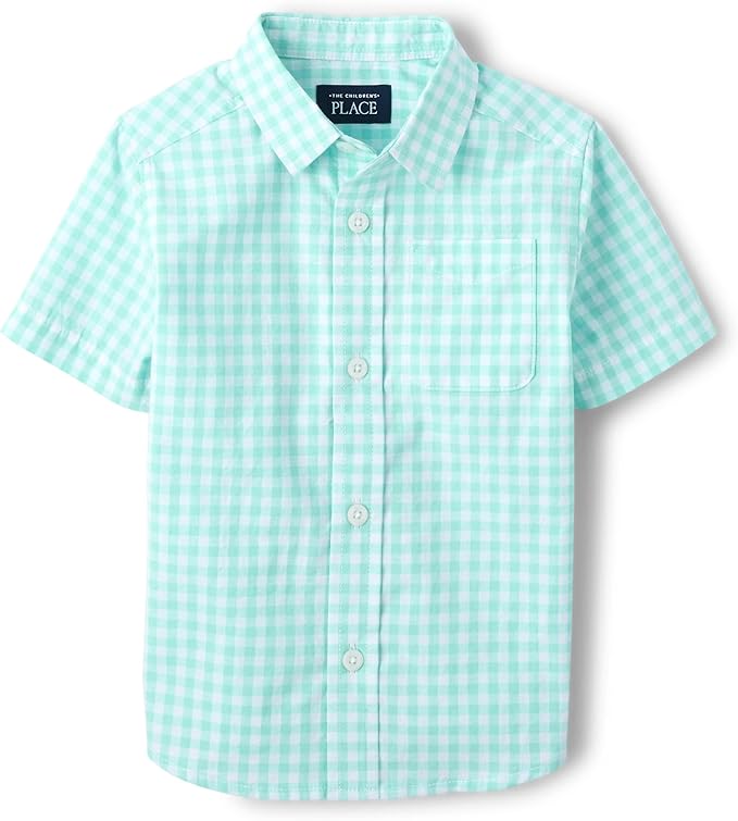 The Children's Place Camisa de manga corta con botones
