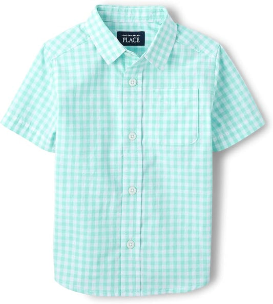 The Children's Place Camisa de manga corta con botones