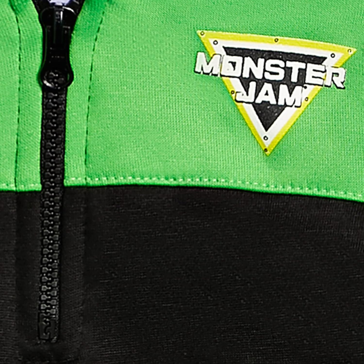 Monster Jam- Sudadera con capucha y media cremallera