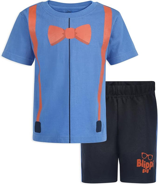 Blippi Conjunto de camiseta y pantalón corto