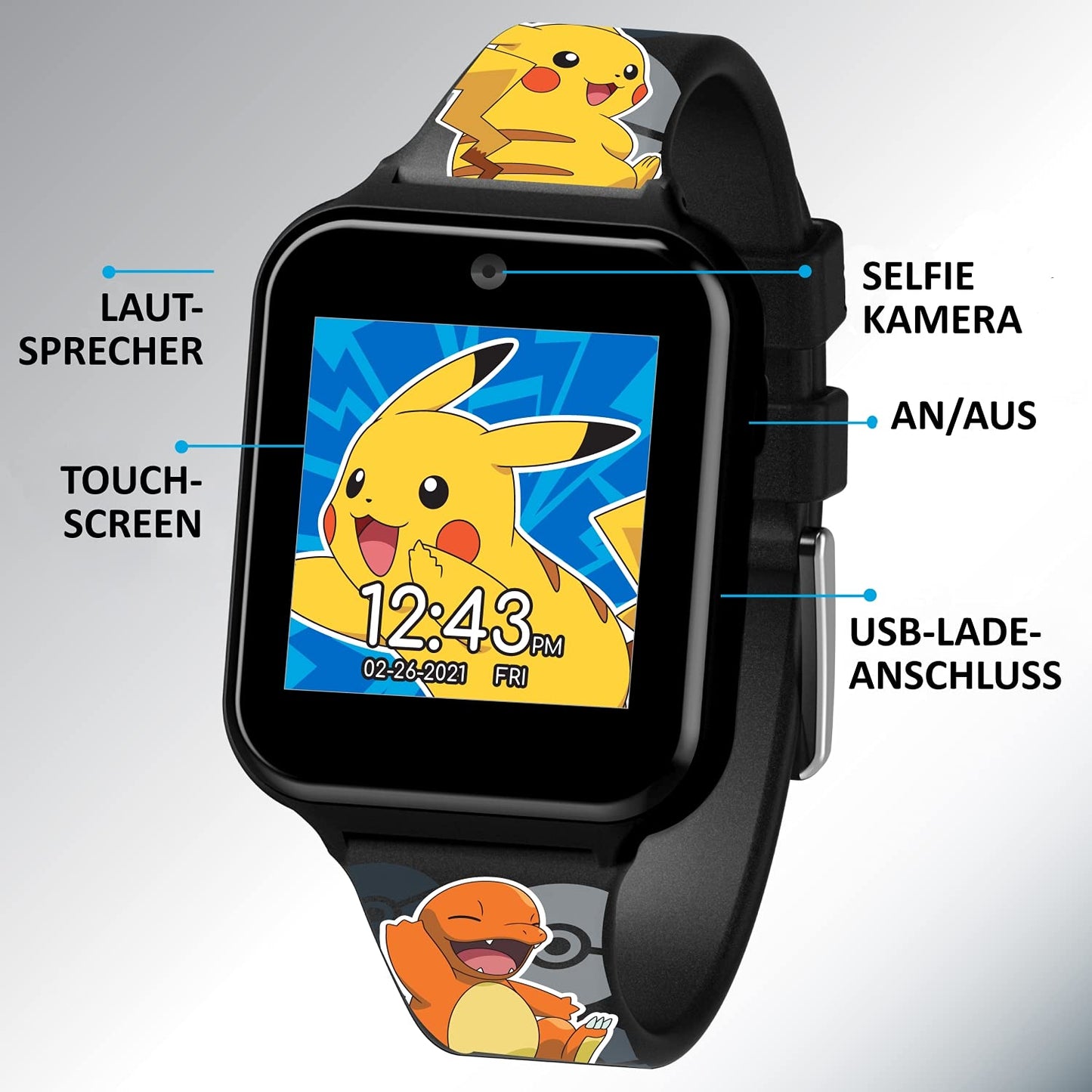  Pokémon Reloj inteligente interactivo con pantalla táctil