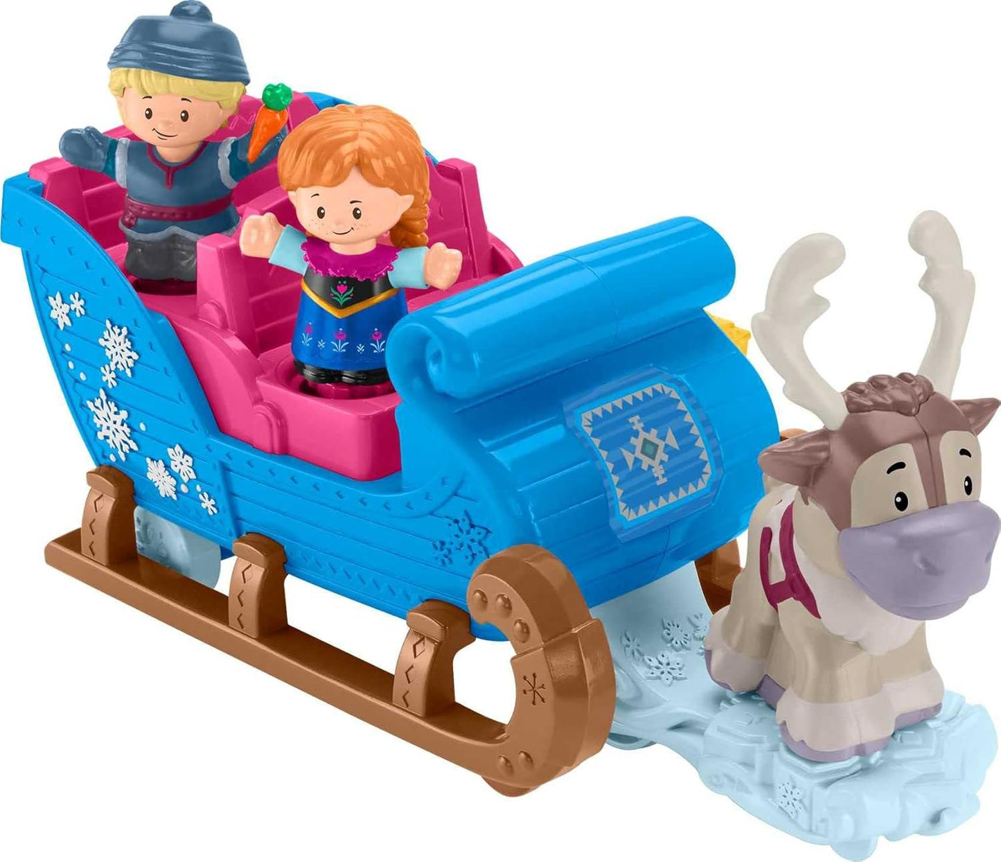 Fisher-Price Little People - Vehículo de trineo de Frozen Kristoff