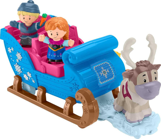 Fisher-Price Little People - Vehículo de trineo de Frozen Kristoff