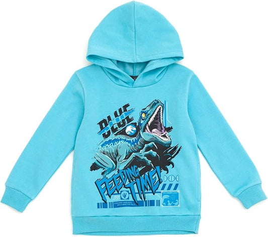 Jurassic World Dinosaur T-Rex - Sudadera con capucha de forro polar