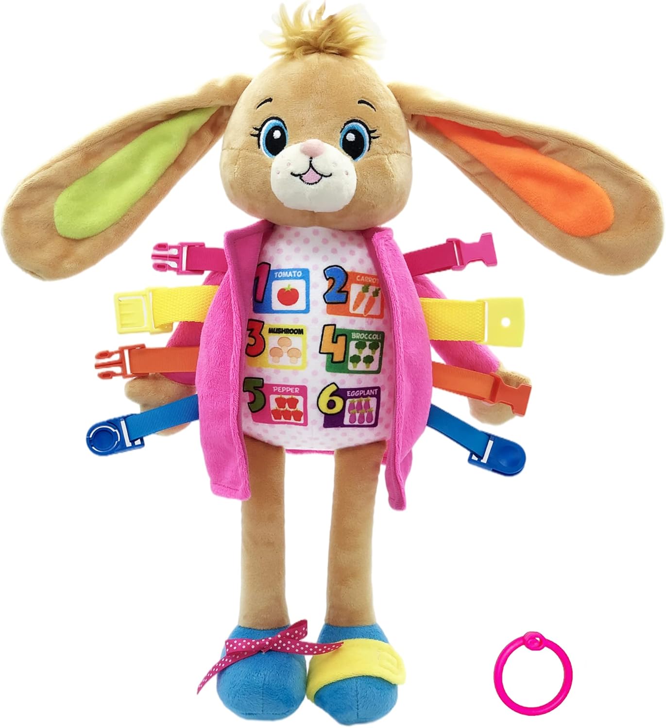 muñeca de peluche educativa 