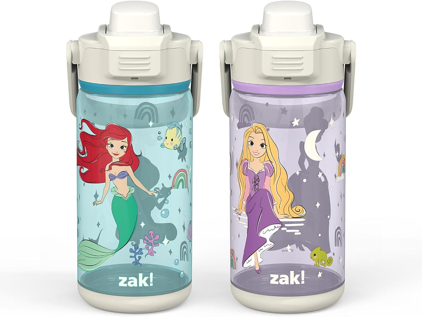 Zak Juego de 2 botellas de 16 onzas cada una, plástico duradero