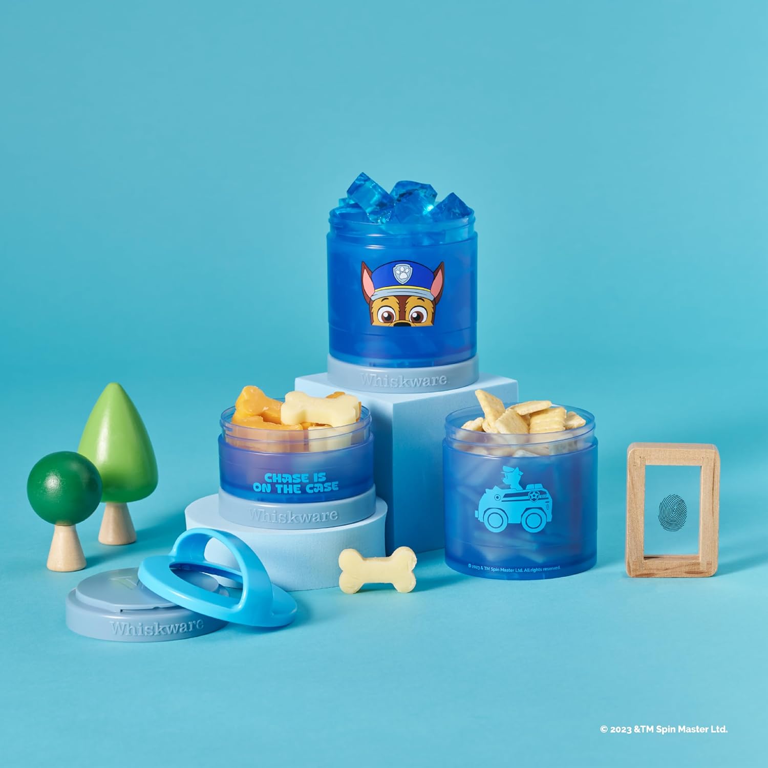 Whiskware Paw Patrol - Contenedores apilables para aperitivos (Pack de 2)