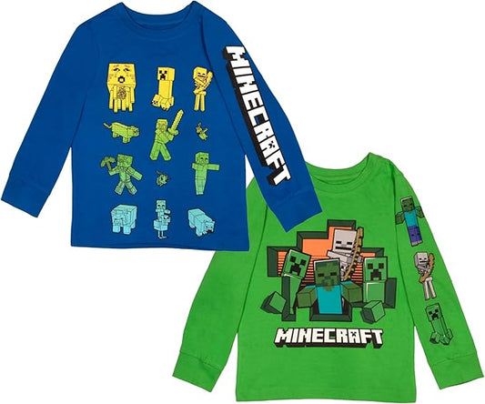 Minecraft Characters - Camiseta de manga larga